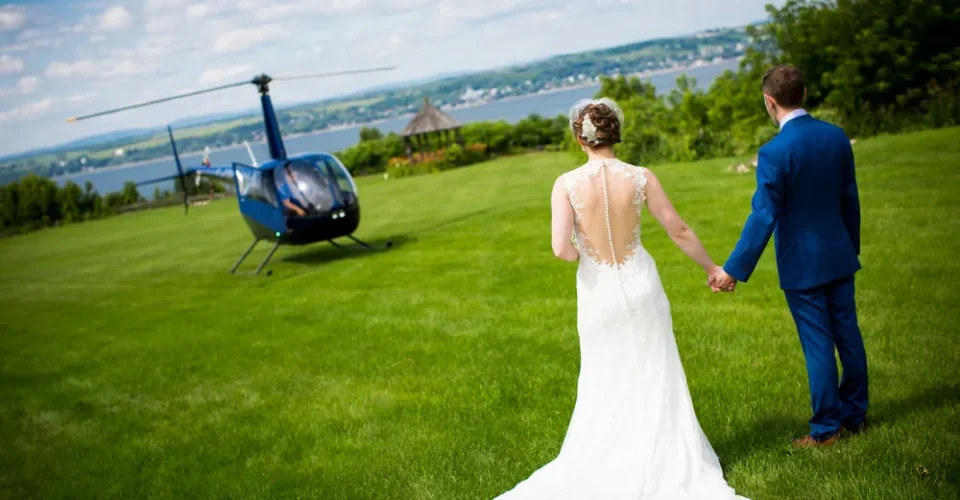 Helicotrip conciergerie vol en hélicoptère Mariage