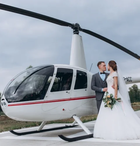 Helicotrip conciergerie vol en hélicoptère Mariage